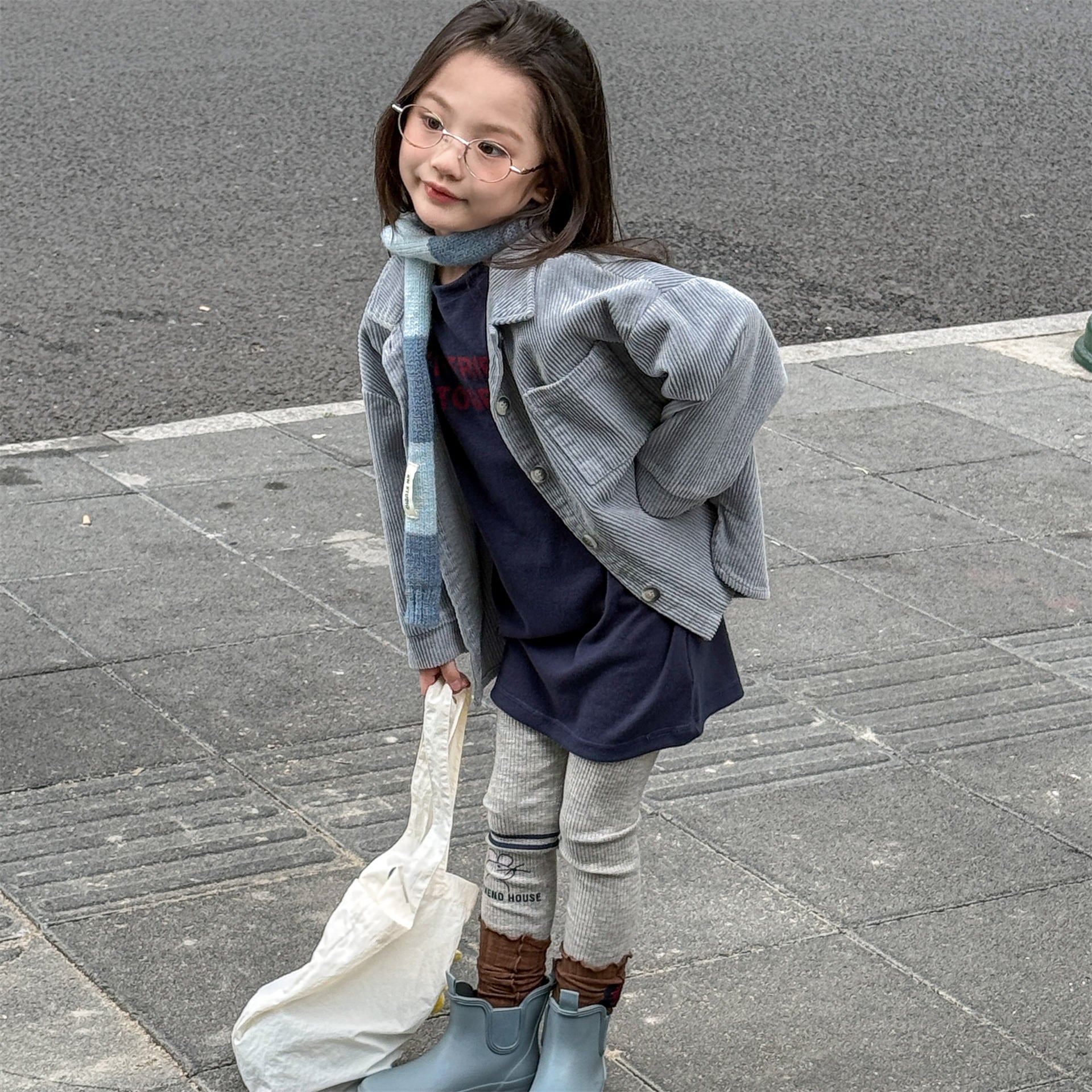 -コーデュロイシャツジャケット シャツコート【mh0010804】 - mamahalo shop - 長袖シャツ・ブラウス -  べビー服 - 子供服 - 男の子 - 女の子