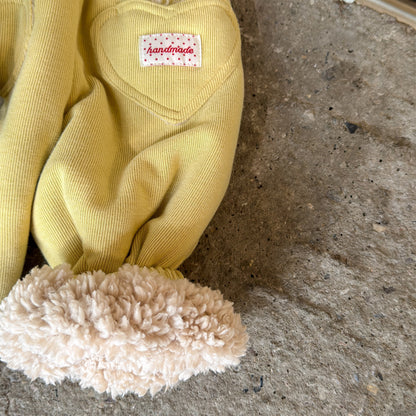 ハートポケットスウェットパンツ ジョガーパンツ 裏起毛【mh0011925】