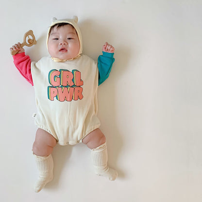 -☺︎ ベビー レターロゴ セットアップ ロンパース トレーナー リンク ママ お揃い コーデ - mamahalo shop - 長袖セットアップ -  べビー服 - 子供服 - 男の子 - 女の子