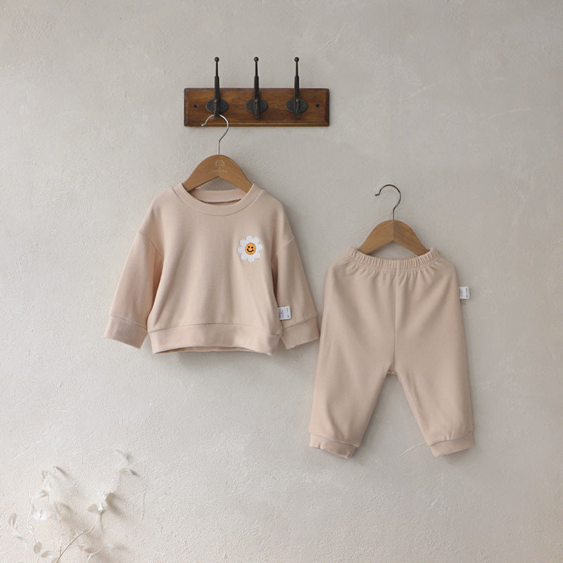 Flower Patch Fleece Sweatshirt Set