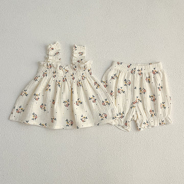 Floral Ruffle Camisole Bloomer フリル キャミソール ブルマ【mh0013159】