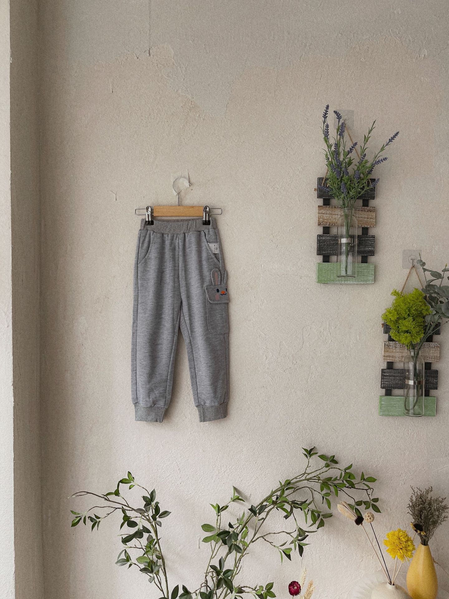 Rabbit Patch Pocket Sweatpants アニマル ジョガーパンツ【mh0012637】