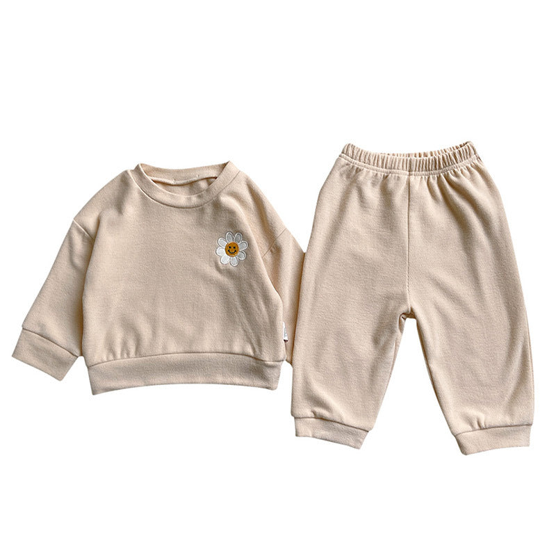 Flower Patch Fleece Sweatshirt Set