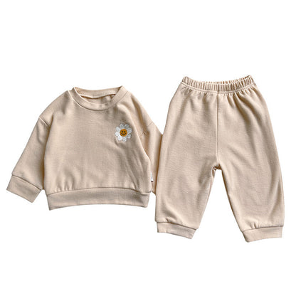Flower Patch Fleece Sweatshirt Set