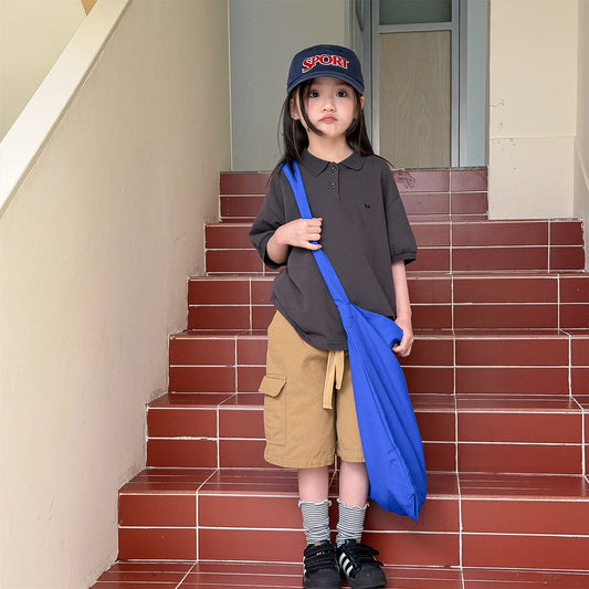 Cotton Cargo Shorts With Belt コットン ドット柄 無地 ショートパンツ【mh0012659】