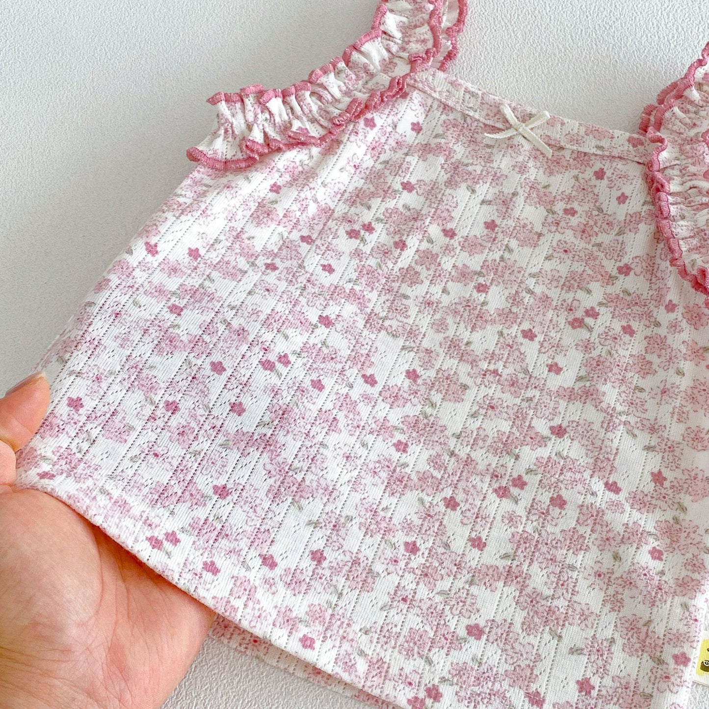 Floral Ruffle Tank Top Shorts Set 小花柄 キャミソールショートパンツ セット【mh0013432】