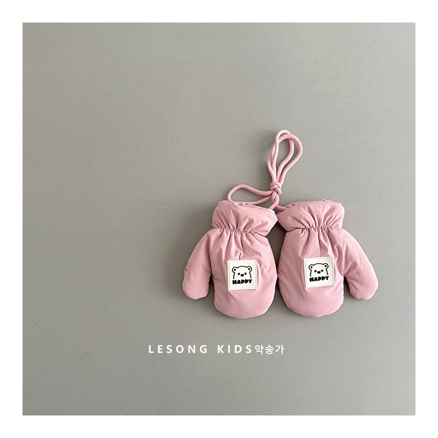 ベビーキッズ手袋 ミトン 指なし スキー グローブ ベアくま【mh0011823】