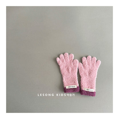 キッズ手袋 ミトン バイカラー ニット グローブ【mh0011820】