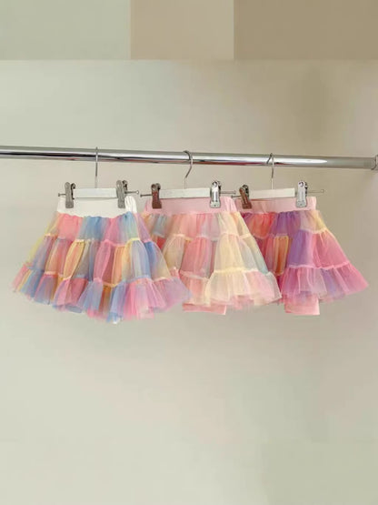 Rainbow Tulle Skirt レインボーチュールスカート【mh0012937】