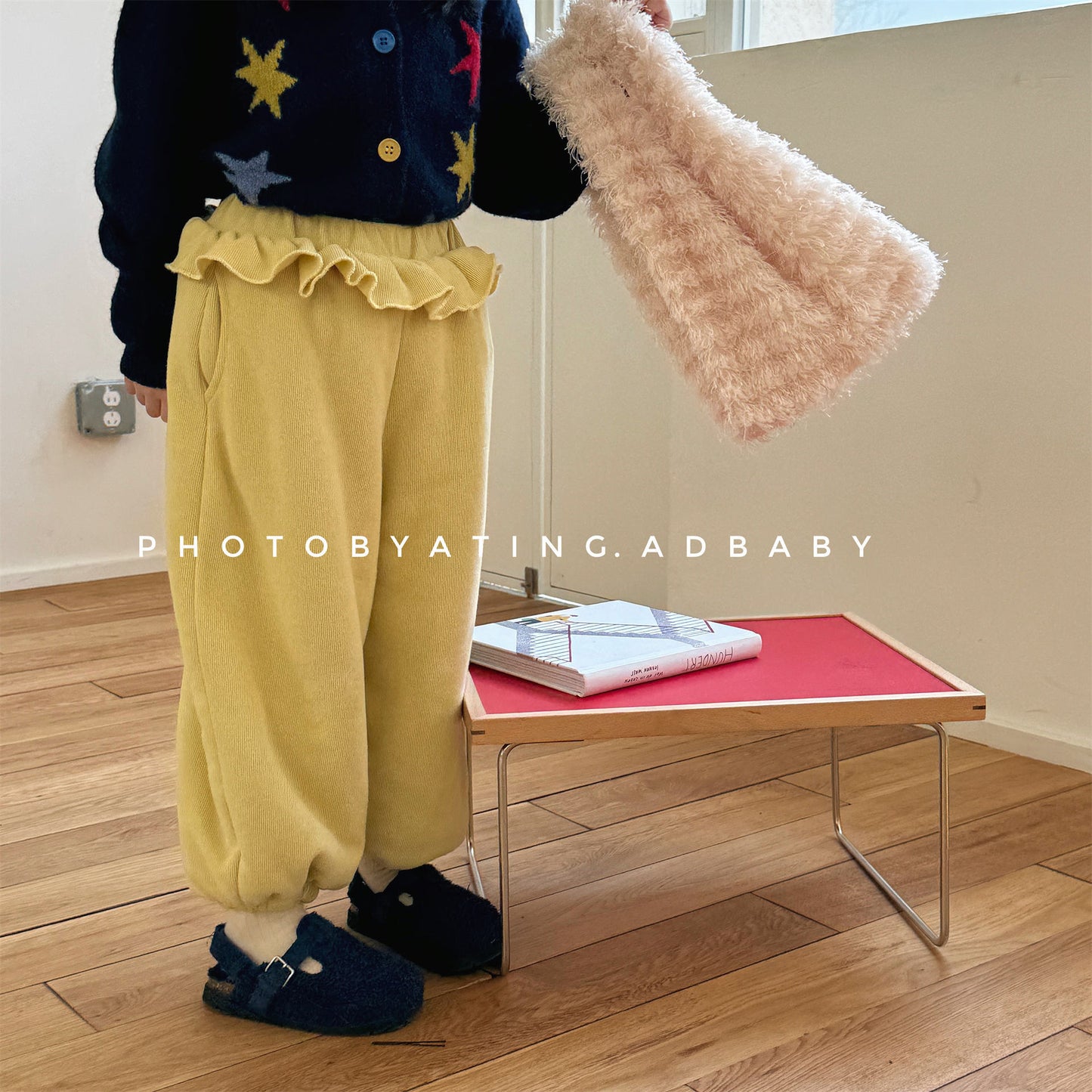 ハートポケットスウェットパンツ ジョガーパンツ 裏起毛【mh0011925】