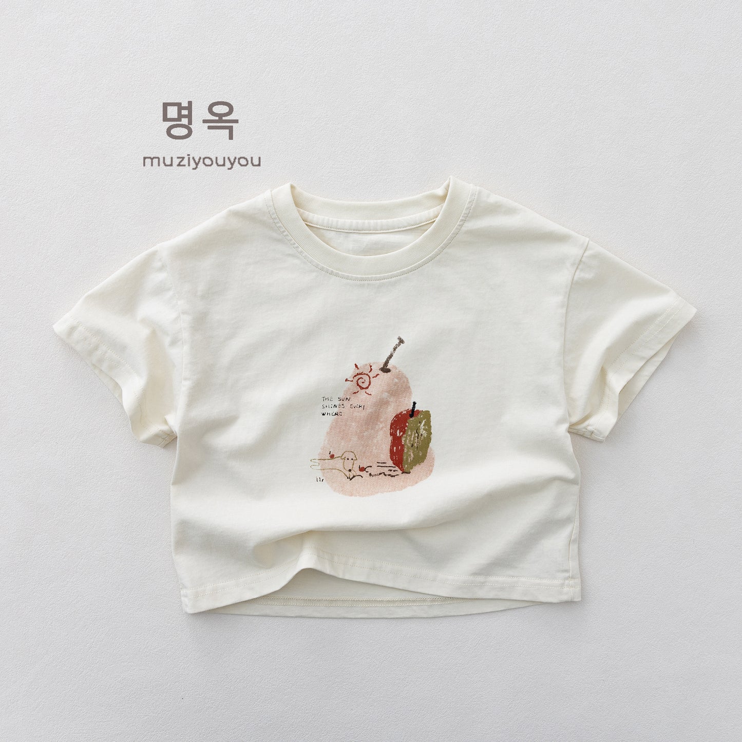 Graphic Printed Casual Tee プリント 半袖Tシャツ【mh0013617】