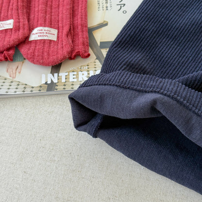 -コーデュロイオーバーオール サロペット ワイドパンツ【mh0010811】 - mamahalo shop - オーバーオール -  べビー服 - 子供服 - 男の子 - 女の子