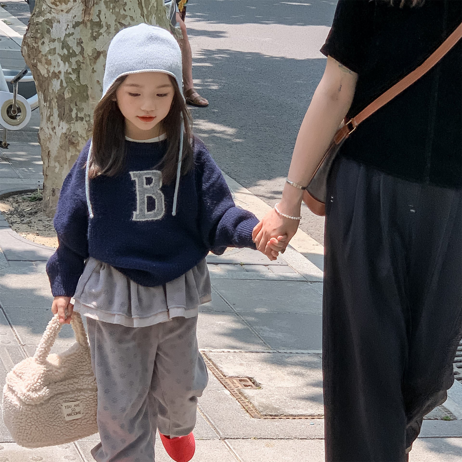 -ビッグワッペンニットセータープルオーバー【mh0010813】 - mamahalo shop - ニット・セーター -  べビー服 - 子供服 - 男の子 - 女の子