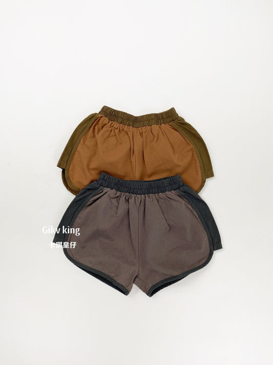 Contrast Piping Cotton Dolphin Shorts バイカラー ショートパンツ【mh0012839】