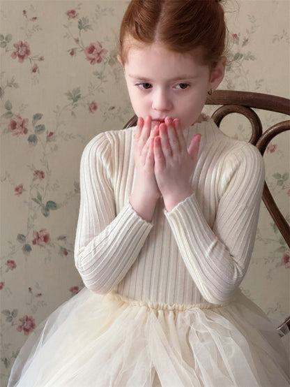 長袖ワンピース/ショールケープ チュチュスカートドレス パール刺繍ボレロ【mh0011899】