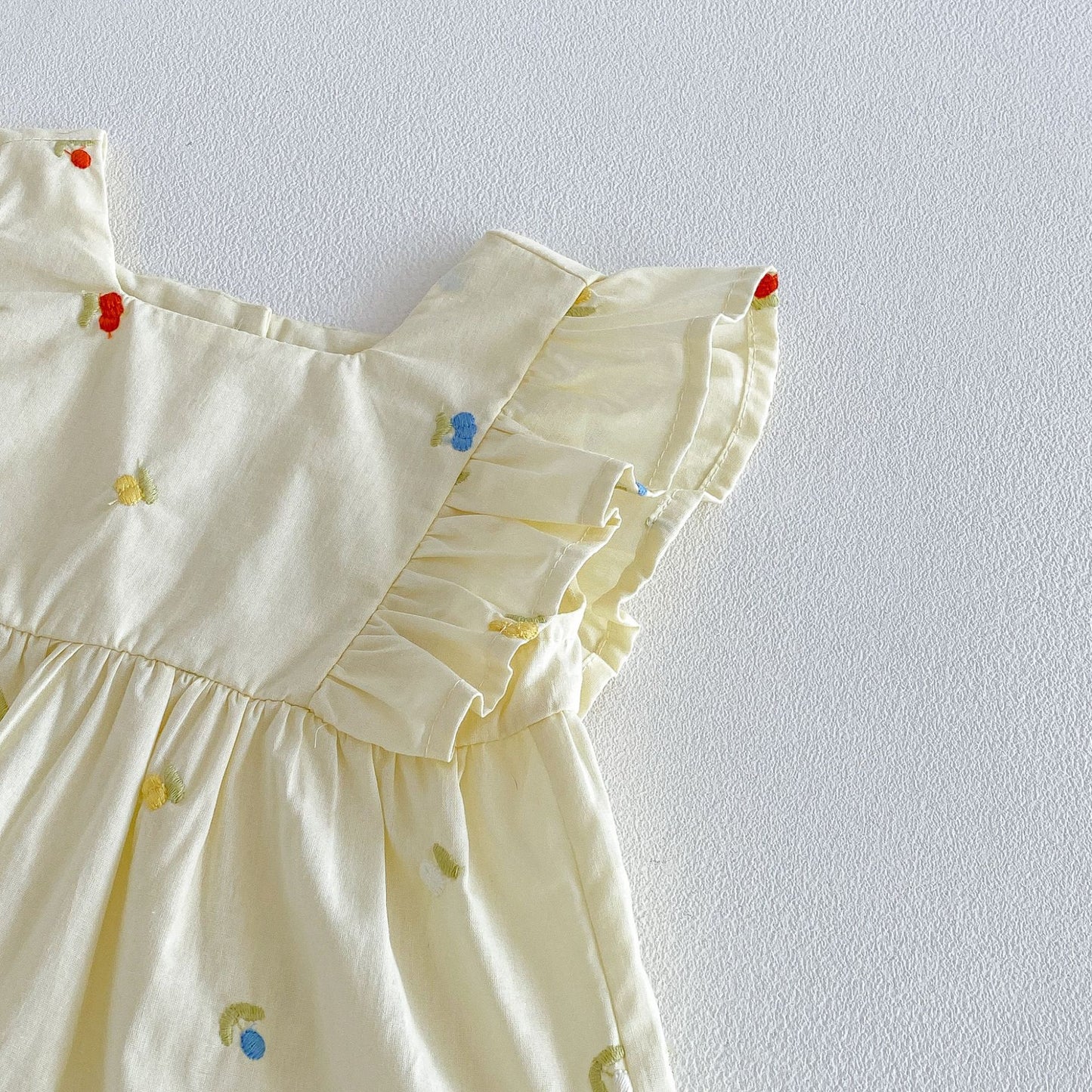 Floral Ruffle Vest Bloomers Set ノースリーブチュニック ブルマ セット【mh0013427】