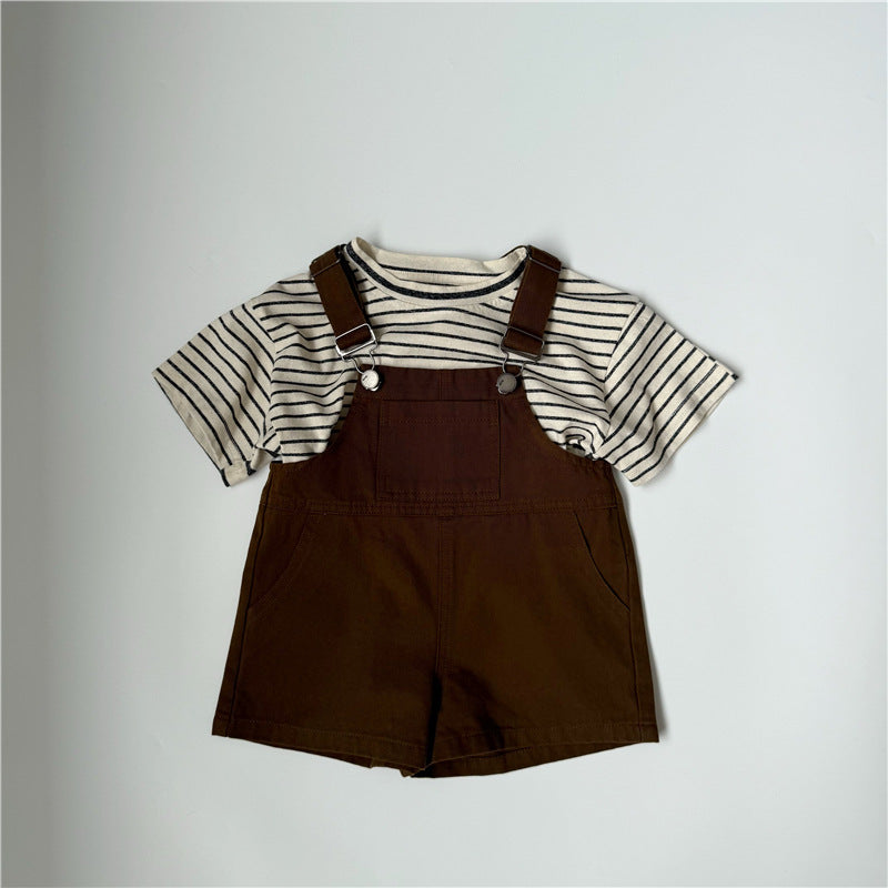 Utility Suspenders Shorts ワーク ショートオーバーオール【mh0013651】