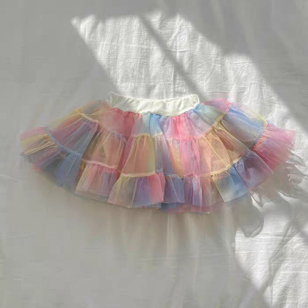 Rainbow Tulle Skirt レインボーチュールスカート【mh0012937】