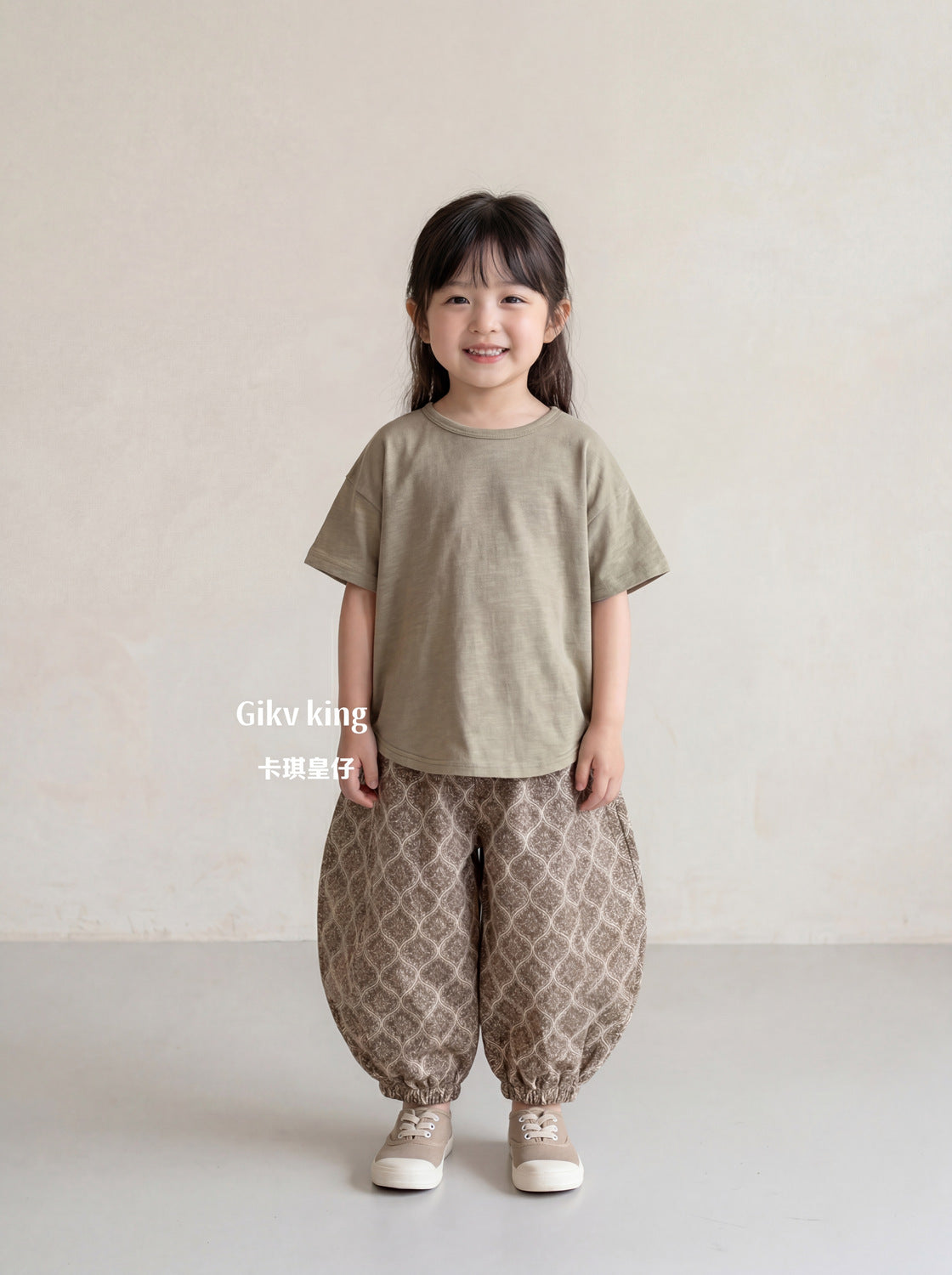 Printed Balloon Pants アラベスク ロングパンツ【mh0013472】