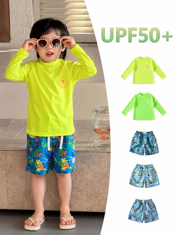 UPF50 Plus Fluorescent Long Sleeve Swimsuit ラッシュガード スイムパンツ【mh0012591】