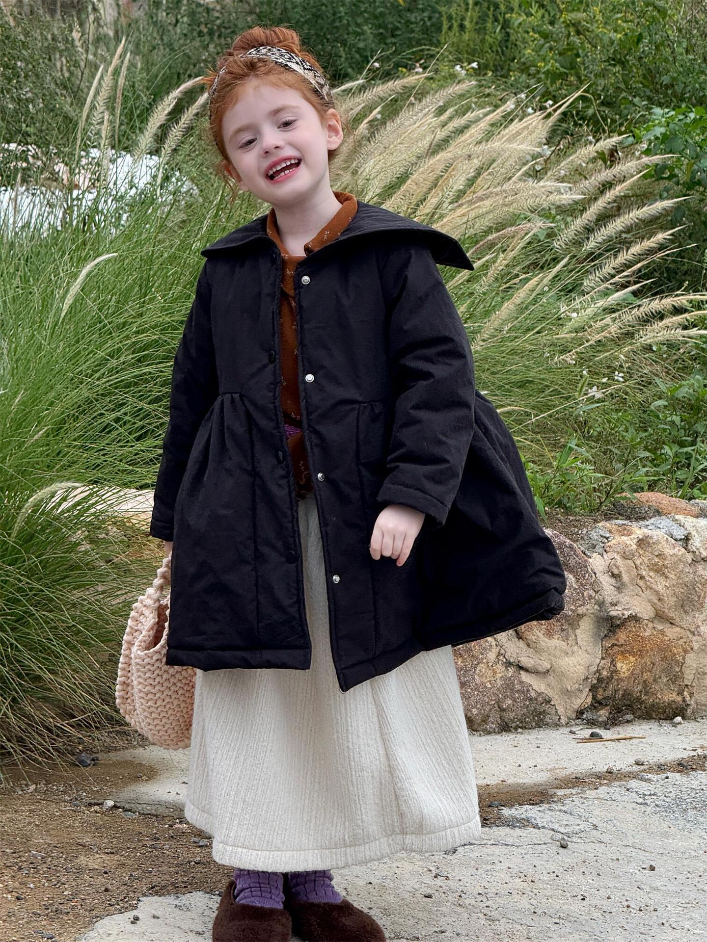 ミモレ丈スカート ウールタッチ 無地 Aライン 大人可愛い カジュアル【mh0011733】