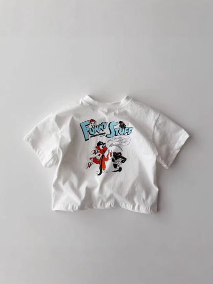 Anime Cartoon Pure Cotton Short-Sleeve Unisex T-shirt 【mh0013274】