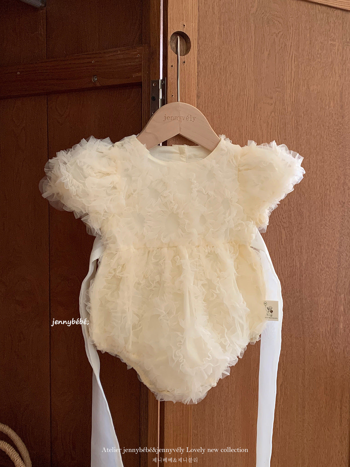 Tulle Ruffle Romper Dress チュール フリル ロンパース ワンピース【mh0012531】