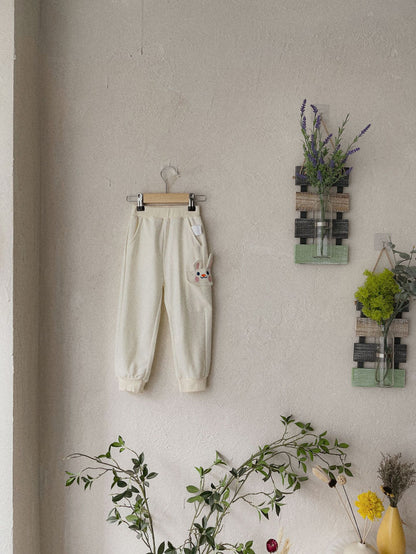 Rabbit Patch Pocket Sweatpants アニマル ジョガーパンツ【mh0012637】