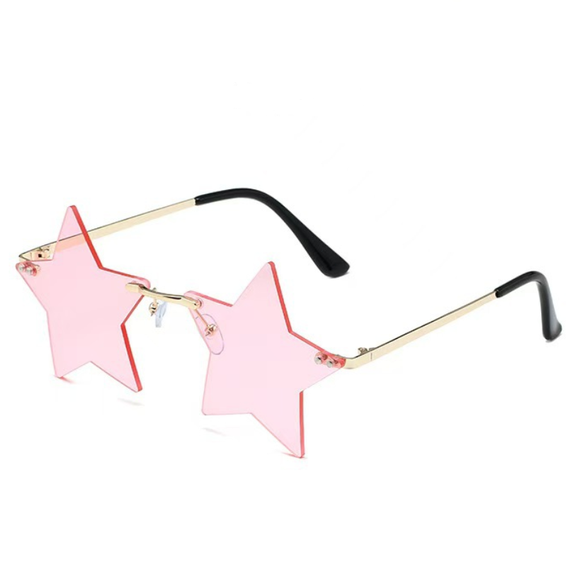 Star Rimless Sunglasses 星型 サングラス【mh0013011】