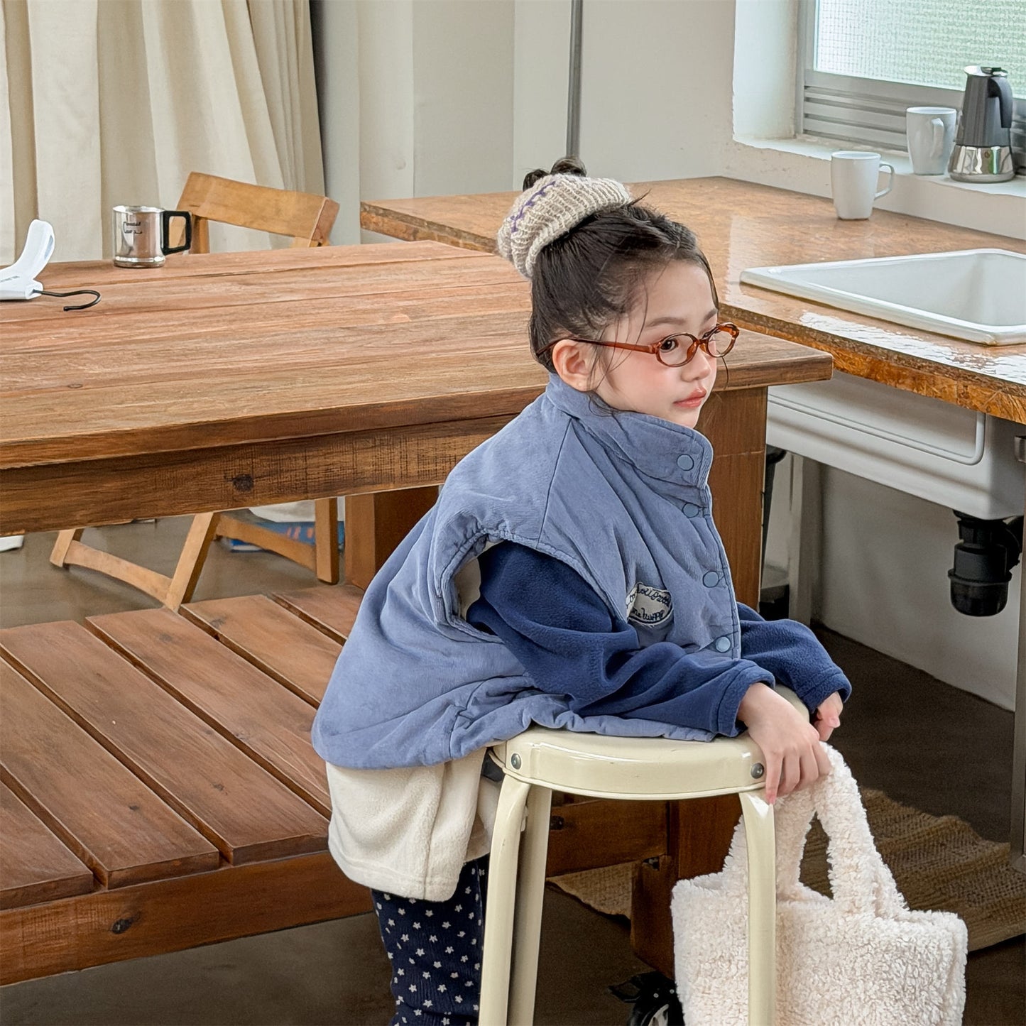 中綿ベスト 裏フリース フィッシャーマンベスト アウター【mh0011905】