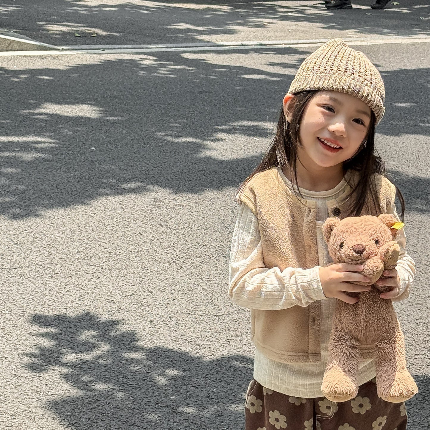 -フロントボタン付きフリースベスト【mh0010809】 - mamahalo shop - ベスト -  べビー服 - 子供服 - 男の子 - 女の子