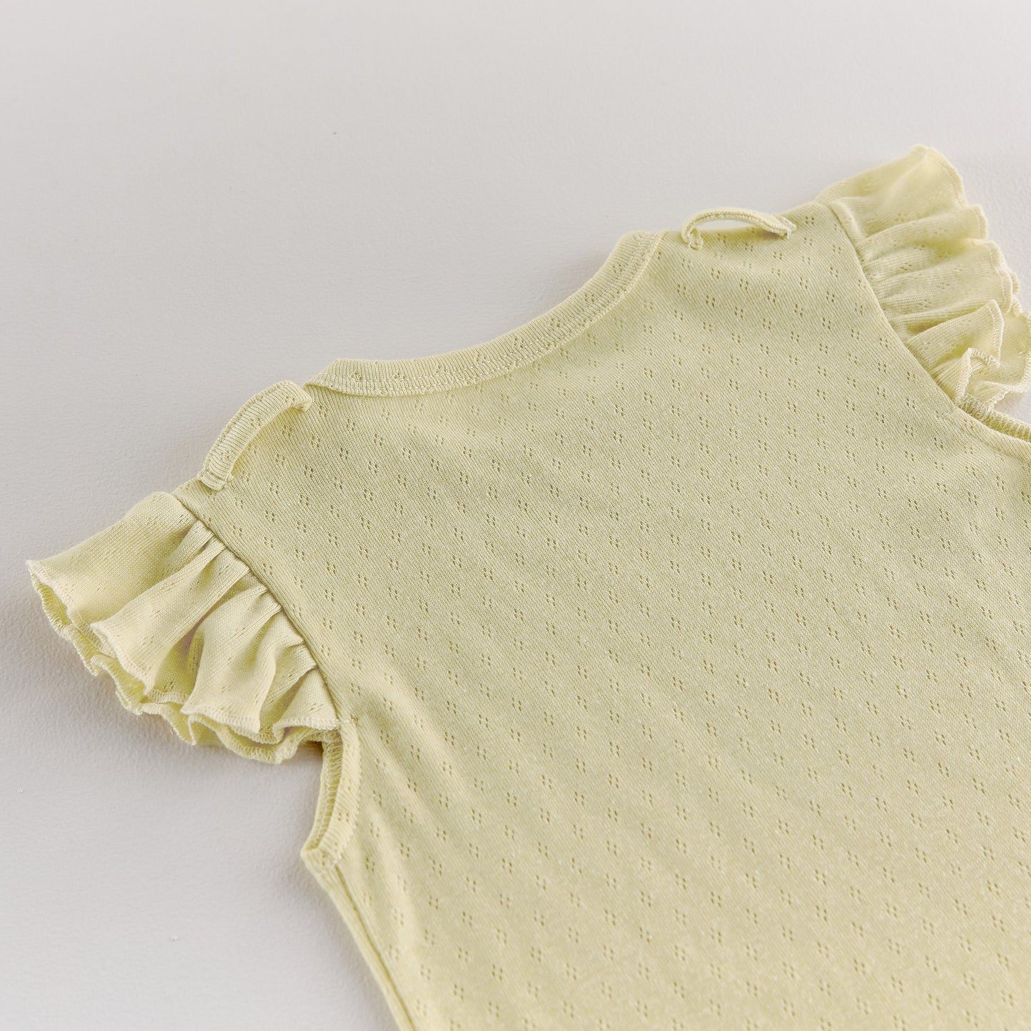 Baby Frill Sleeve Short Sleeve T-Shirt Tulle Suspender Bloomer Romper [mh0013847]