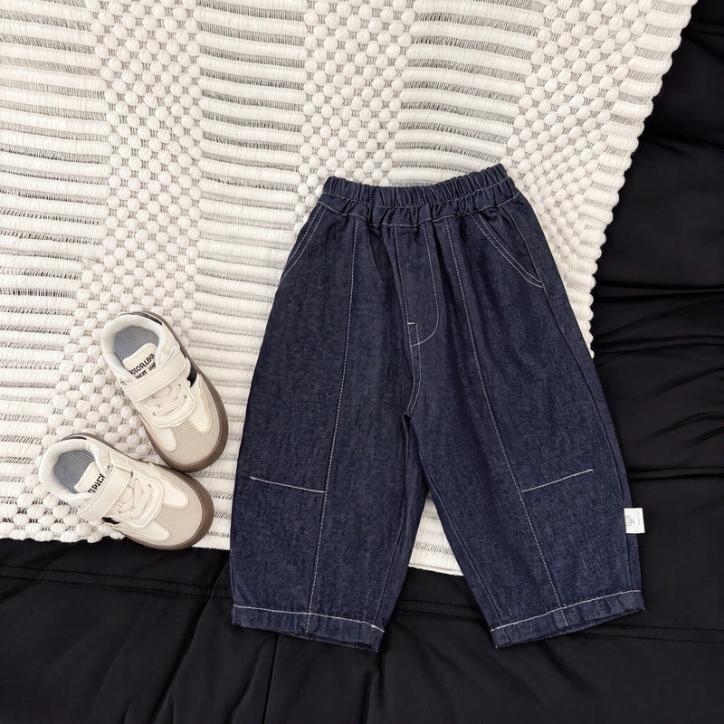 Baby Kids Loose Wide Denim Pants [mh0014009]