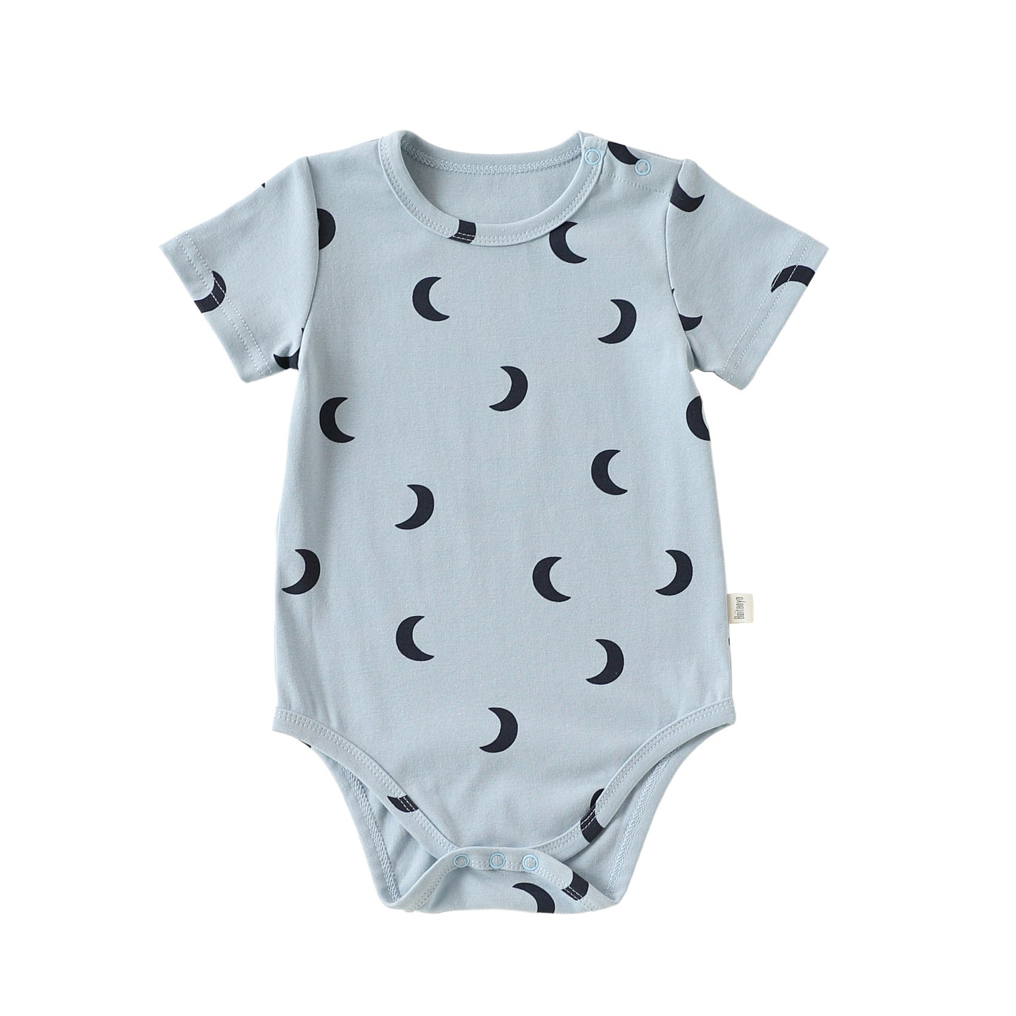 Crescent Moon Series ムーンプリント ロンパース Tシャツ【mh0013026】