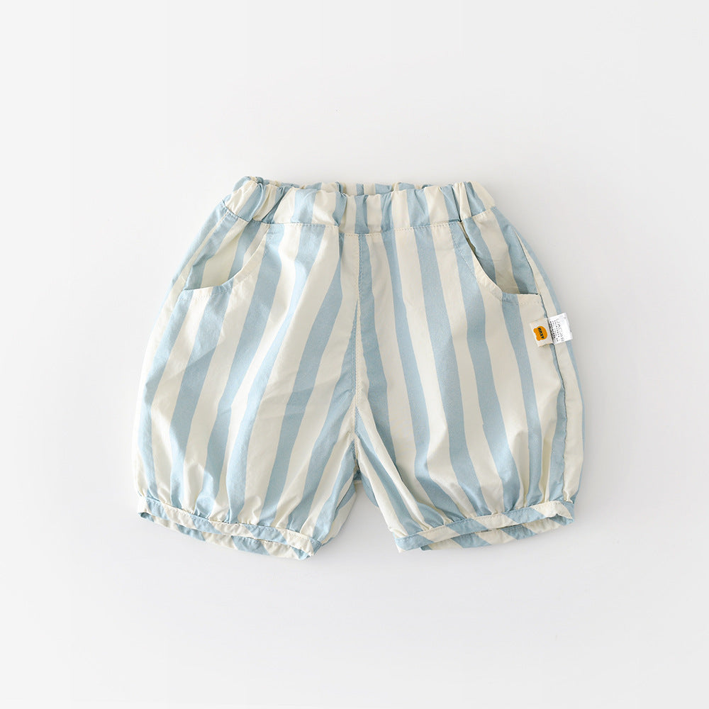 Retro Nautical Shorts ストライプ ショートパンツ【mh0012865】