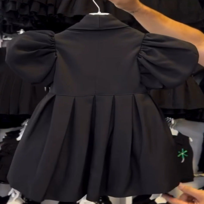 2025 vestido de princesa de algodón puro para niñas rusas, de primavera y otoño, estilo francés JK, con cuello y cárdigan【mh0013867】