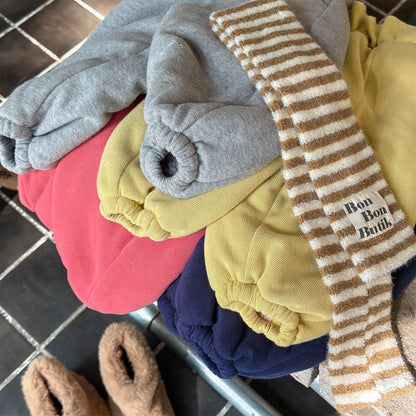 ハートポケットスウェットパンツ ジョガーパンツ 裏起毛【mh0011925】