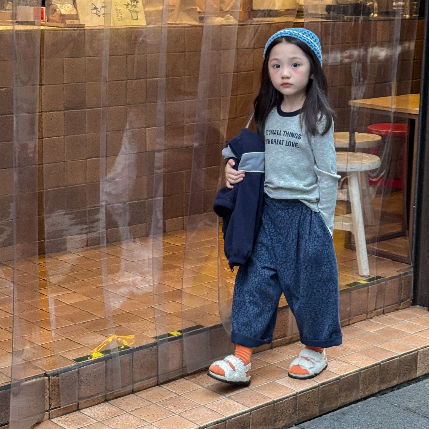 レオパード柄ワイドデニムパンツ【mh0010904】