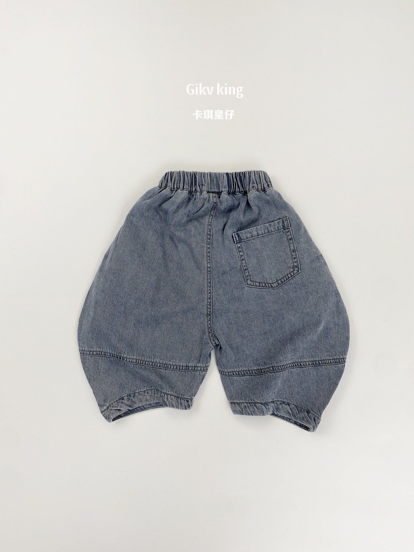 Vintage Wash Cocoon Denim Pants コクーン デニムハーフパンツ【mh0013482】