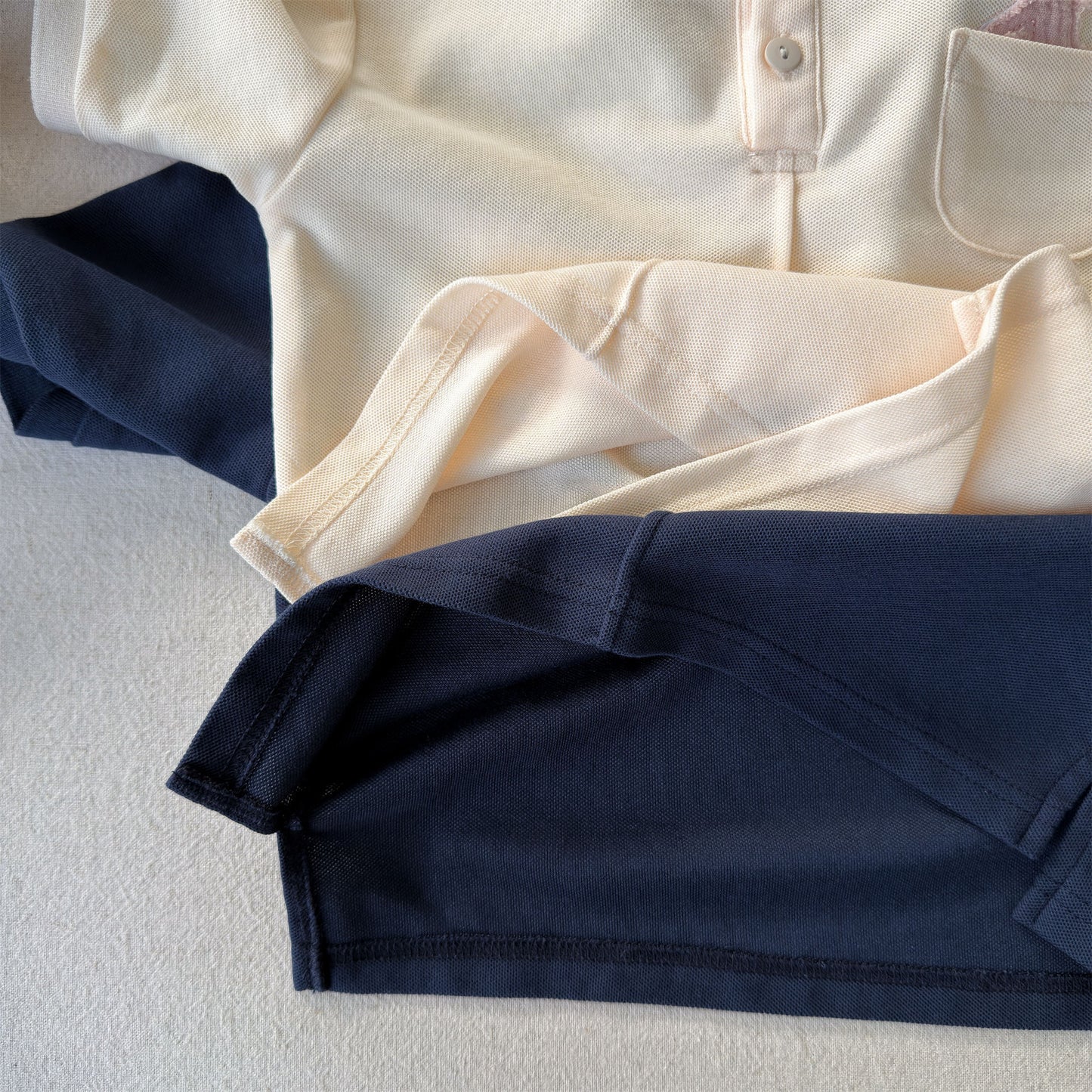 Short-Sleeve Patched Pique Polo Shirt クラシック 半袖ポロシャツ【mh0013443】