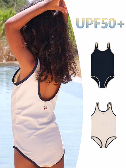 UPF50 Plus Cherry Piping One-piece チェリー パイピング 水着【mh0012603】