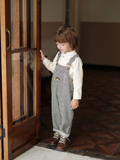 オーバーオール ストライプ サロペット 男女兼用 キッズ【mh0011560】