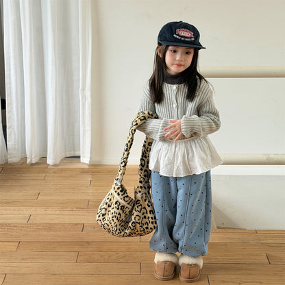 裏ボアスウェットパンツ 星スタープリント 暖パン ジャージ【mh0011907】