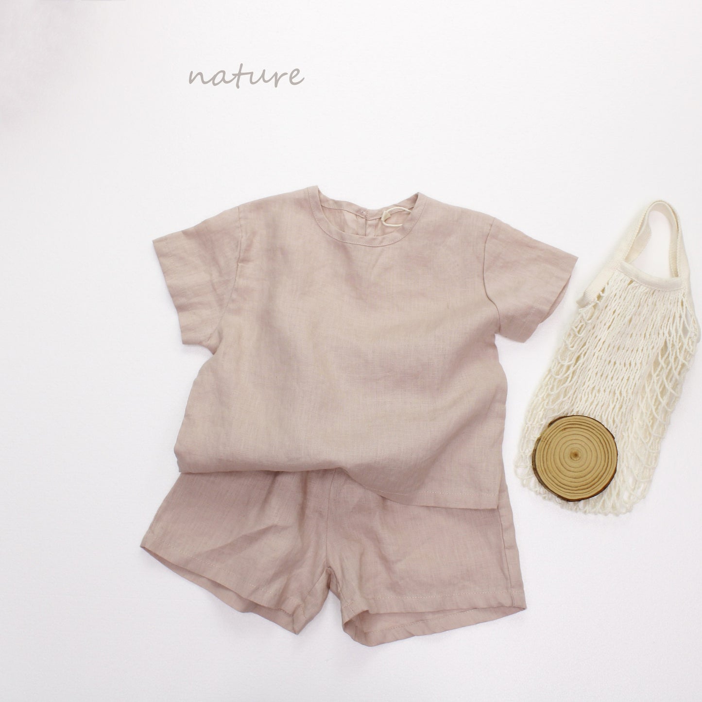 Minimalist Casual Linen Shorts リネン ショートパンツ【mh0013634】