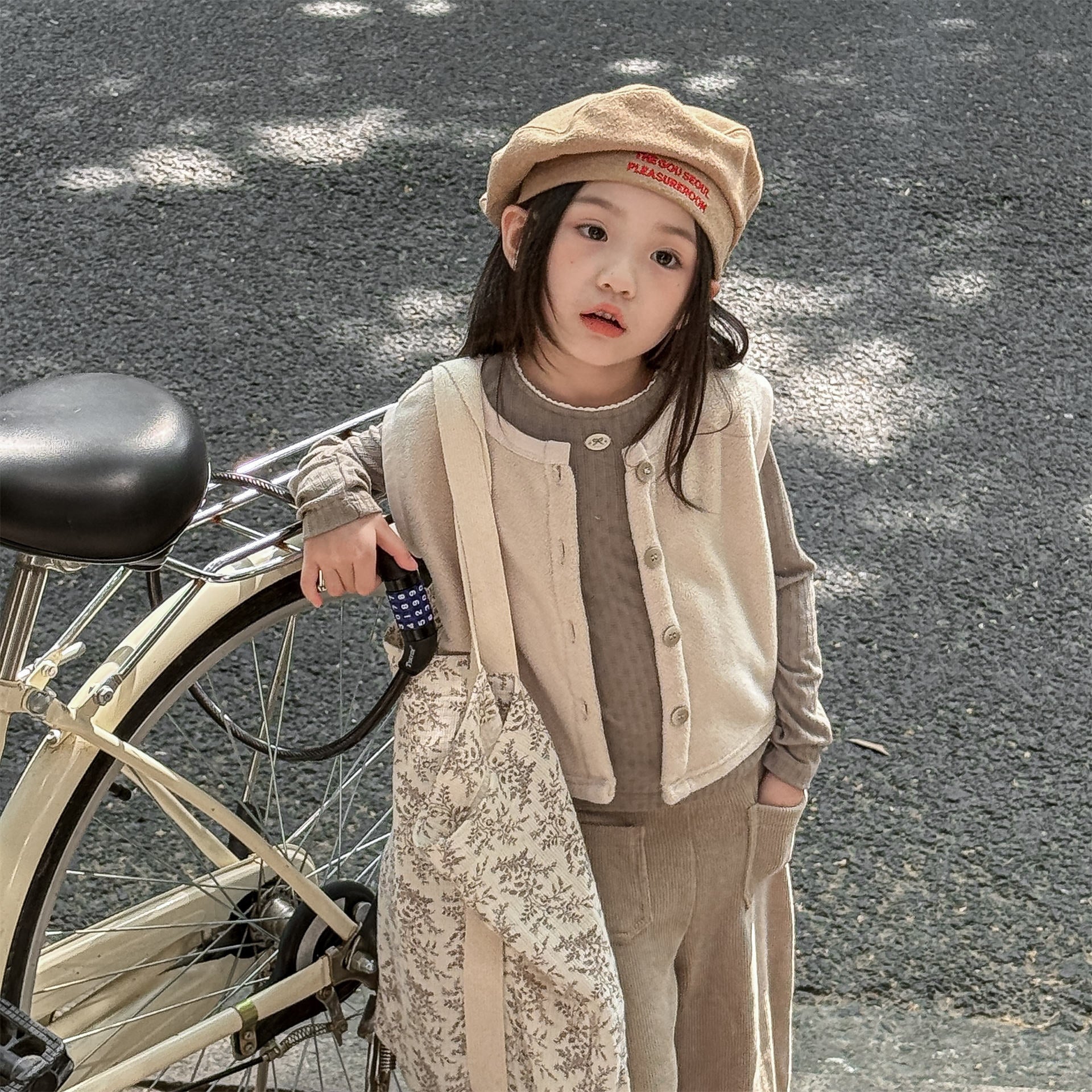 -フロントボタン付きフリースベスト【mh0010809】 - mamahalo shop - ベスト -  べビー服 - 子供服 - 男の子 - 女の子