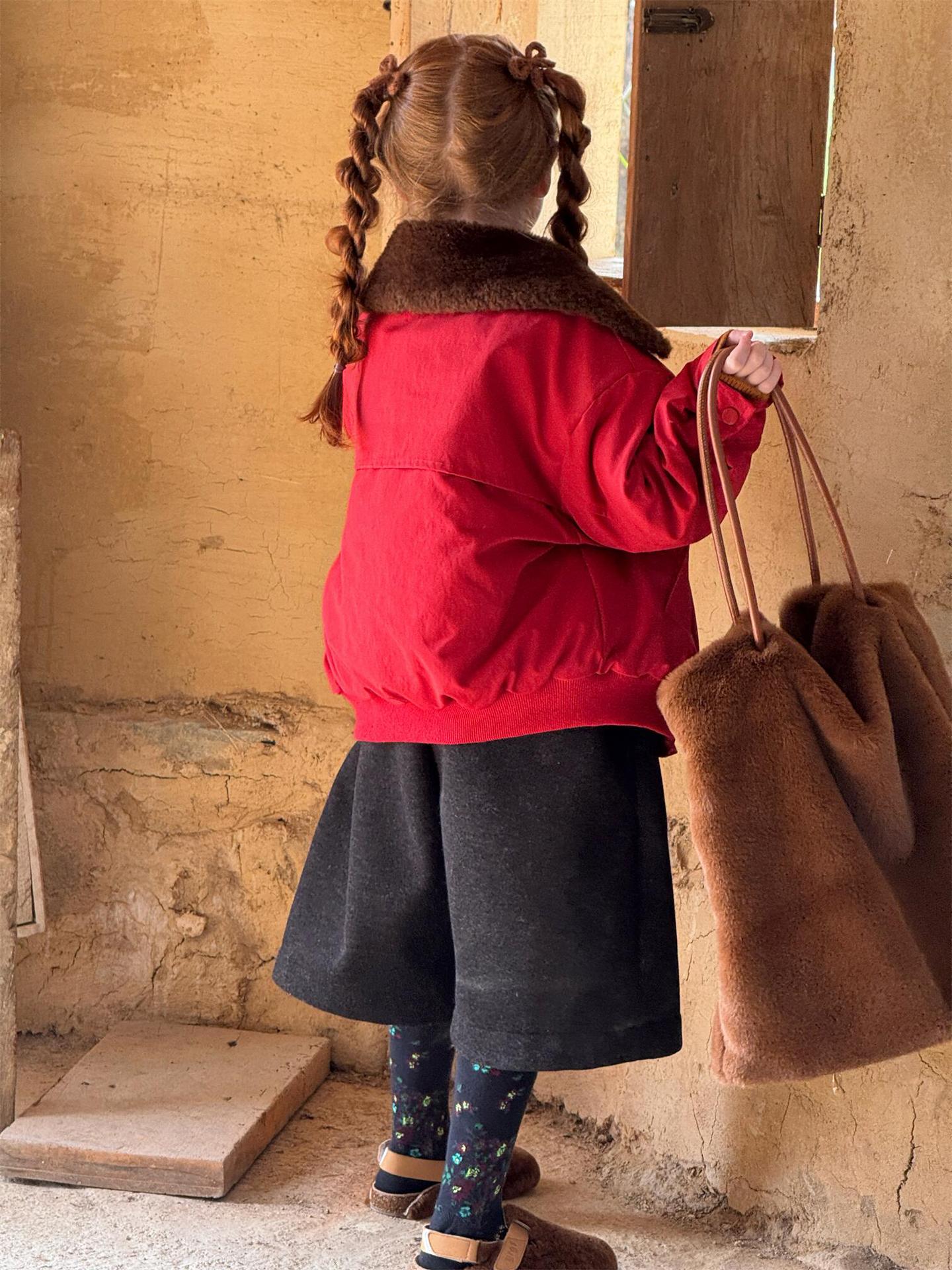 ブルゾンジャケット ボア襟 アウターコート【mh0011765】