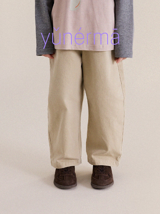 Kids' / Junior Wide-Leg Straight Pants [mh0013979]