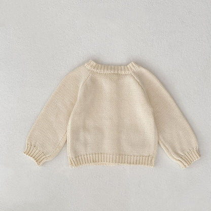 -ハートポケットニットカーディガン/ニット帽【mh0010845】 - mamahalo shop - カーディガン・パーカー -  べビー服 - 子供服 - 男の子 - 女の子