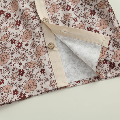 -ベビー キッズ セットアップ フラワー 花柄 ガールズ キャミソール ロンパース ワンピース ボーイズ セットアップ 半袖 シャツ ショートパンツ リンク 姉妹 兄弟 お揃い コーデ【mh0002074】 - mamahalo shop - ノースリーブワンピース -  べビー服 - 子供服 - 男の子 - 女の子