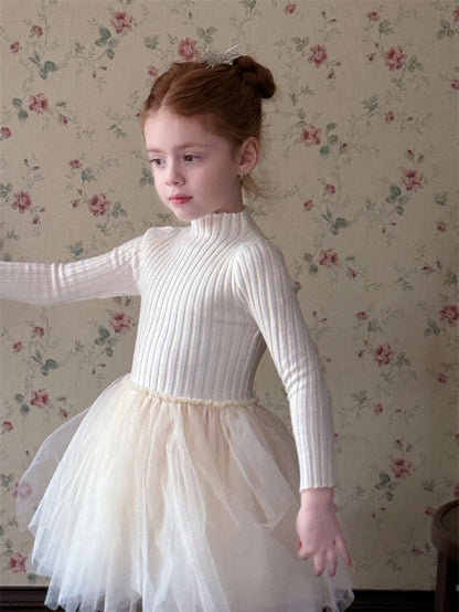 長袖ワンピース/ショールケープ チュチュスカートドレス パール刺繍ボレロ【mh0011899】